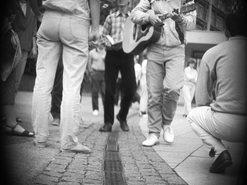 Obersvationsbild der Staatssicherheit vom evangelischen Kirchentag in Ost-Berlin am 27. Juni 1987.